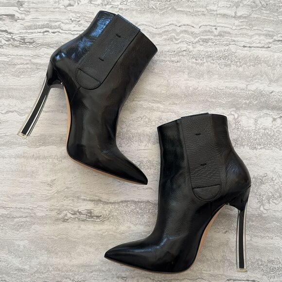 CASADEI Blade Patent Leather Boots - Picture 1 of 12